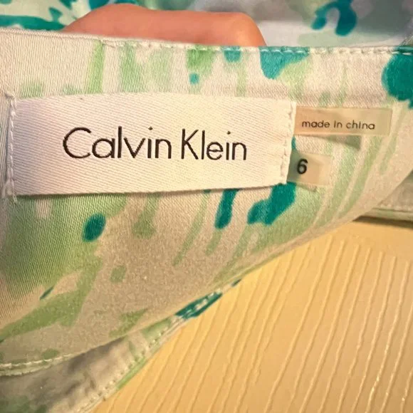 Women's Calvin Klein Summer Floral Dress - Picture 3 of 3